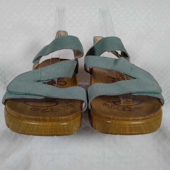 Alegria Suede Leather Ana Sandals Dusty Blue Sz 42EU - Picture 7 of 8